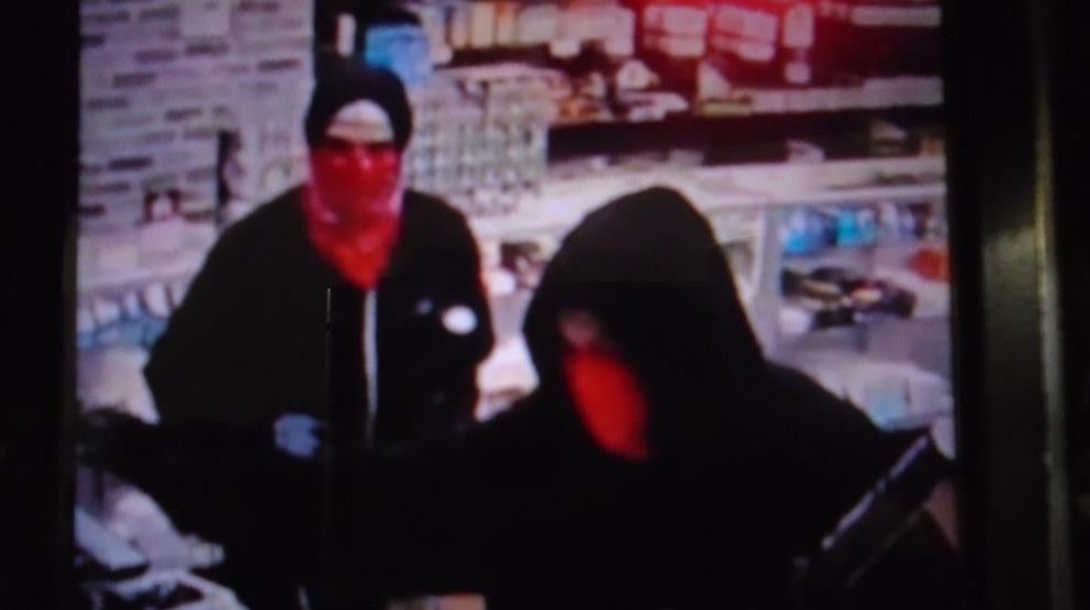 Authorities in Clearfield are searching for three individuals who assaulted a store clerk during a ...