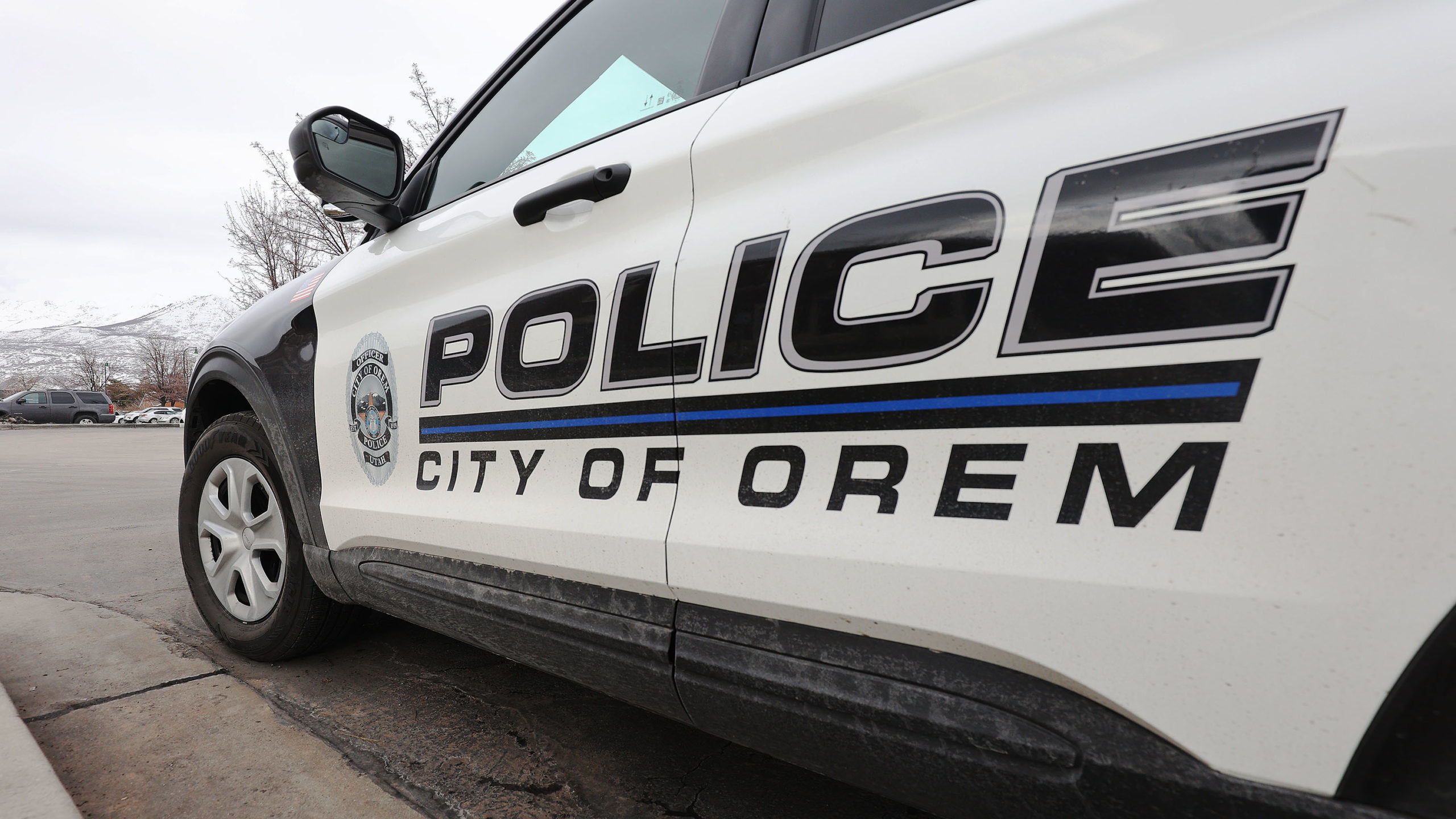 FILE: An Orem police vehicle is pictured in Orem on Friday Feb. 19, 2021. (Jeffrey D. Allred, Deser...