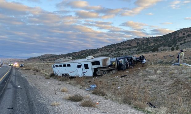 A two-vehicle accident accident Friday morning near Scipio killed one person.
Photo credit: Utah Hi...