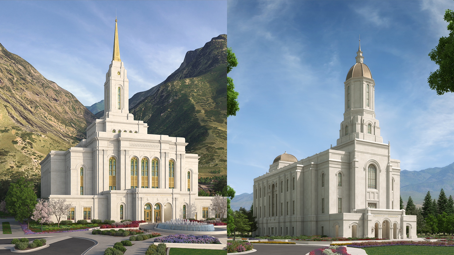 redesigned Provo temple...