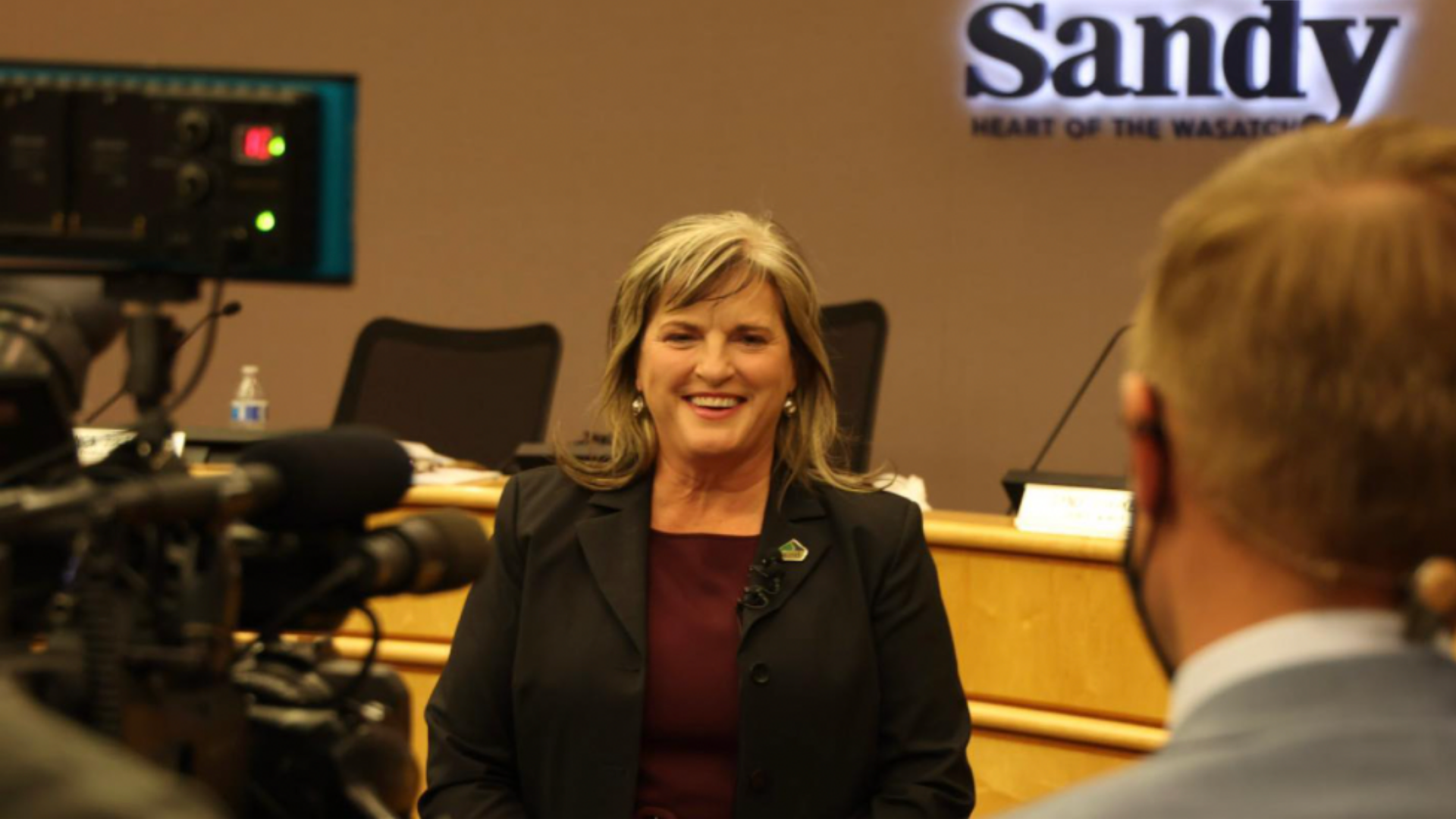 Mayor-elect Sandy Zoltanski after election results were certified by Sandy City Council on Monday, ...