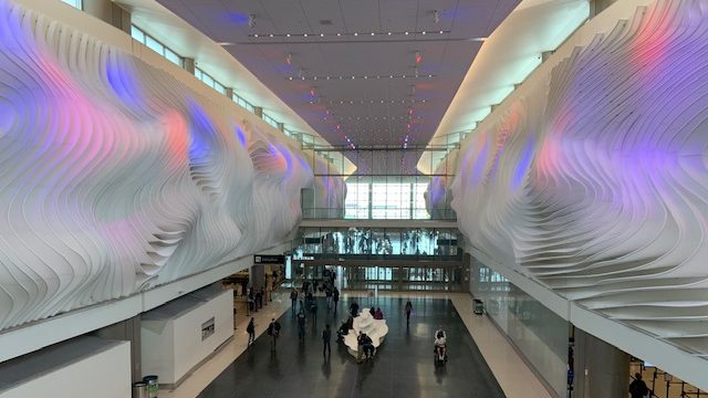 FILE: Interior of the Salt Lake City International Airport.  Photo: Paul Nelson, November 18, 2021)...