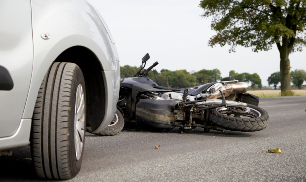 Motorcycle crash Photo: Canva...