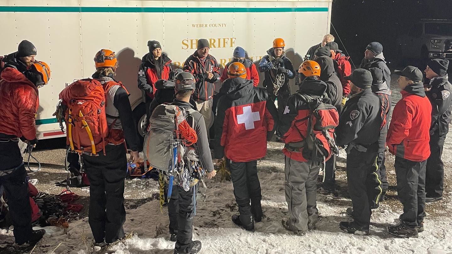 Weber County Search and Rescue helped a stranded hunter off a mountain Saturday, Dec. 11, 2021. The...