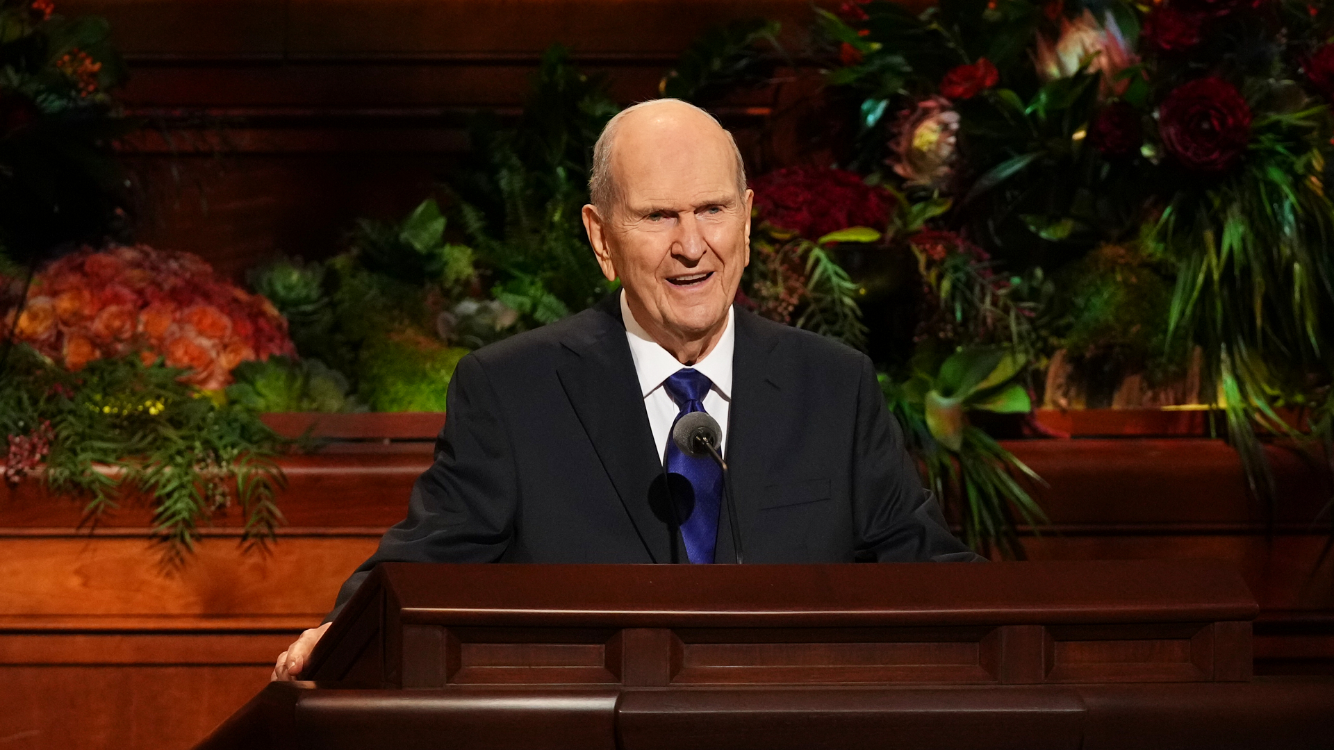 President Nelson Christmas video general conference...