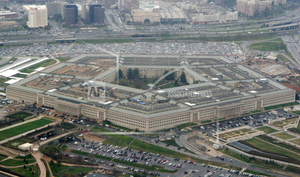 FILE - This March 27, 2008, file photo, shows the Pentagon in Washington. The U.S. Army, for the fi...