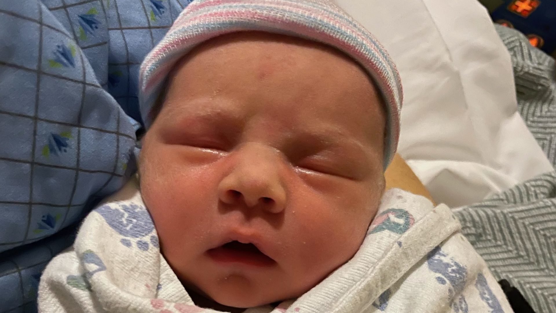 Piper England, the daughter of Scott and Bethany England, was the first baby of 2022 born in Utah. ...