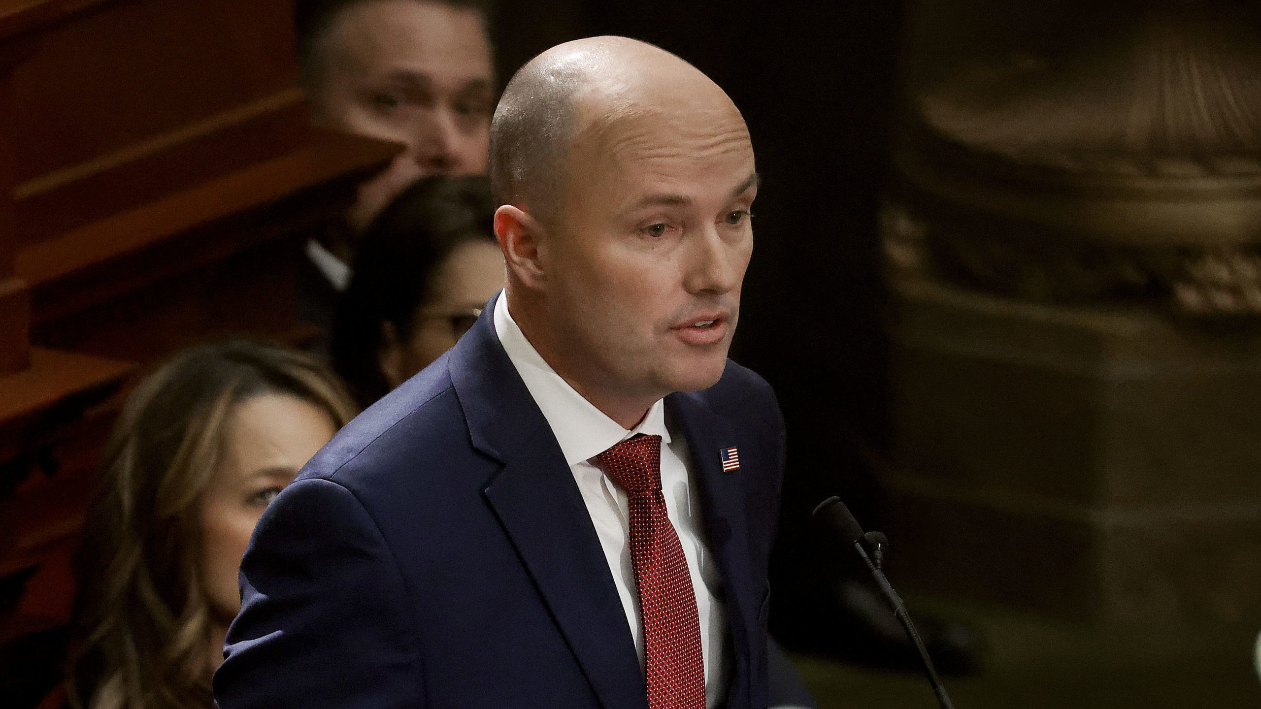 Utah republican Gov. Spencer Cox joins at least five other states by banning the use of TikTok on s...