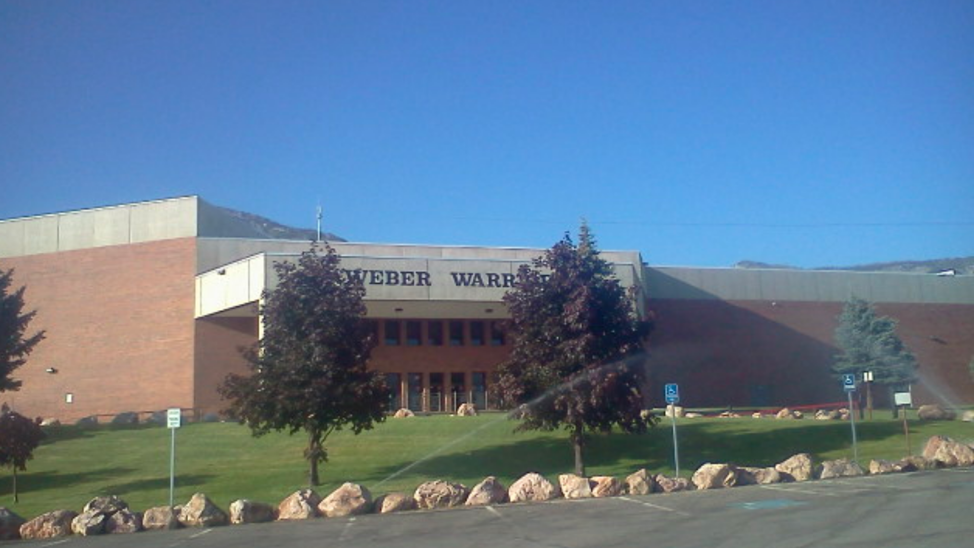 weber high school shown, PLEASANT VIEW, Utah -- The Weber High School principal placed on leave in ...