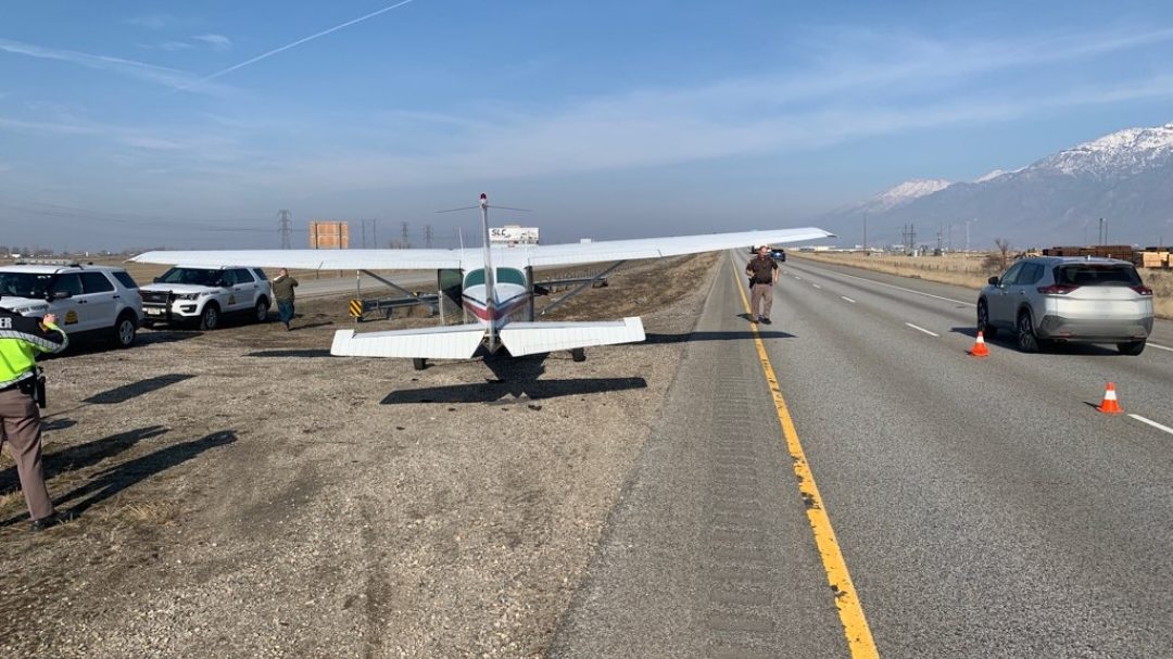 A small CESNA aircraft made an emergency landing on I-15 in Box Elder County on Sunday. No injuries...