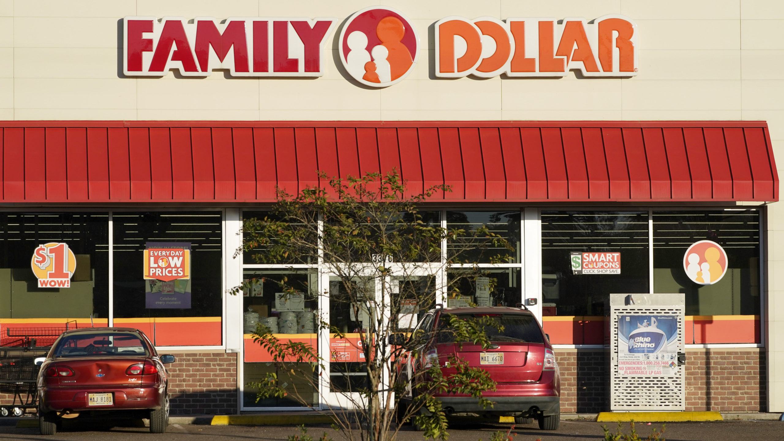 Image of a Family Dollar store. The company has issued a voluntary recall of several over-the-count...