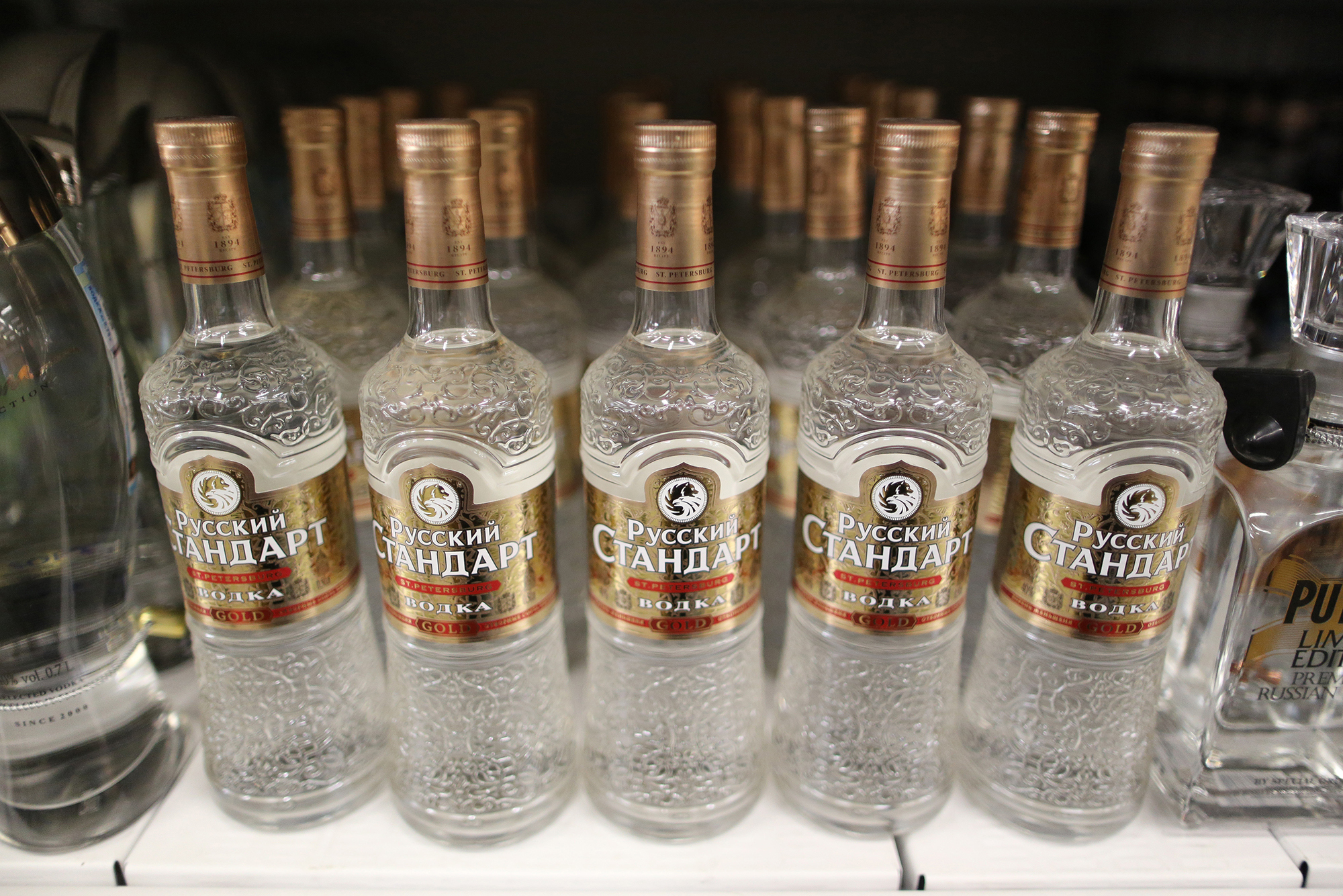 Russian Standard is the only Russian brand on Utah liquor store shelves....