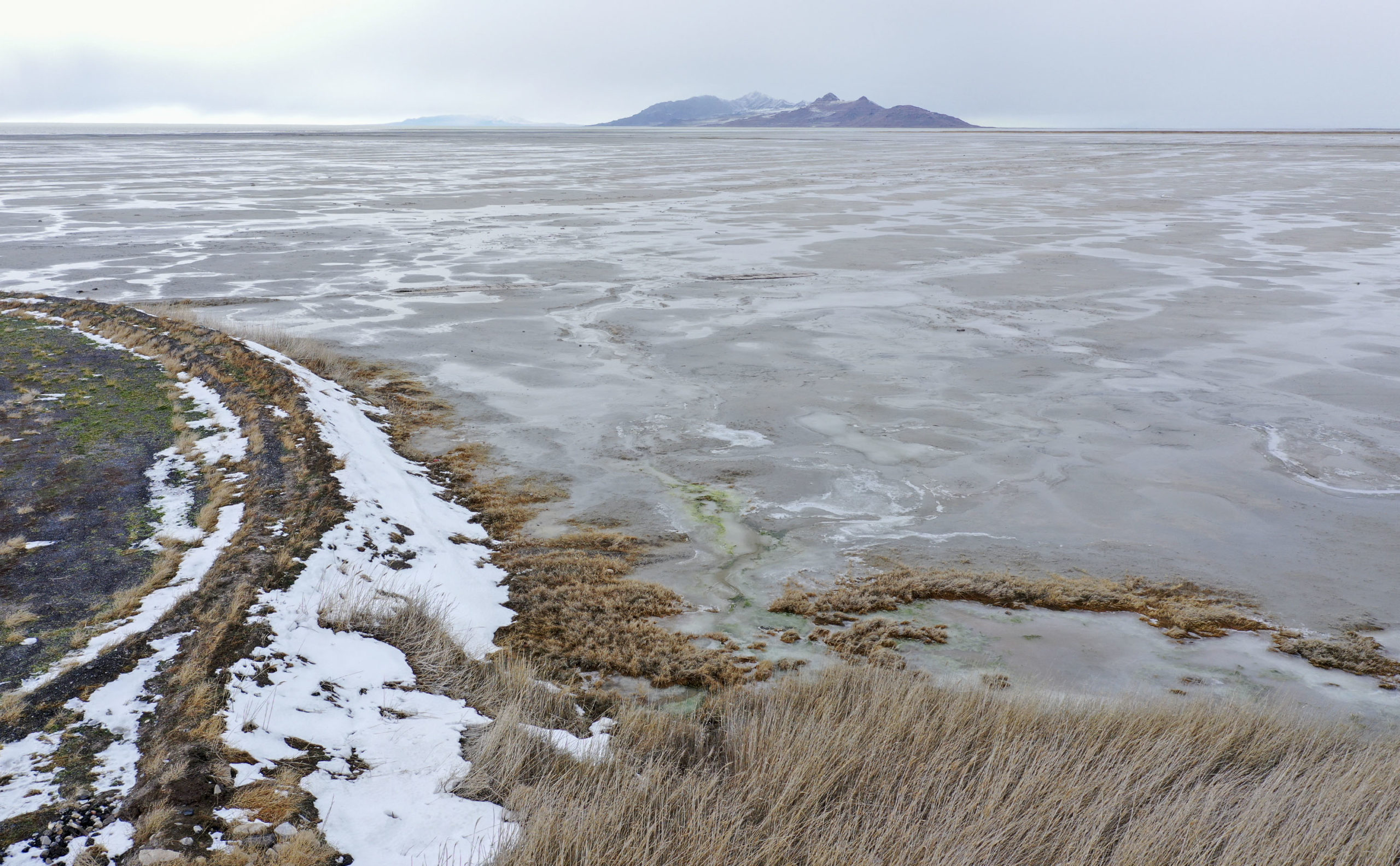 Low levels at the Great Salt Lake are tied to water rights....