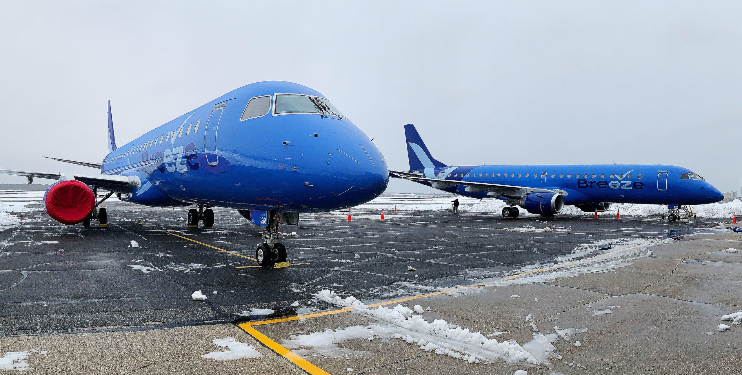 Breeze Airways airplanes. Breeze Airways announced plans Wednesday to add new service out of Ogden-...