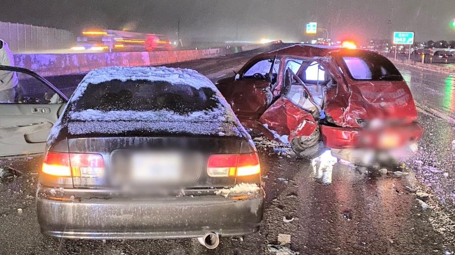 (Wreckage from the crash that killed Jax Phillips.  Photo: Utah Highway Patrol, Twitter.)...