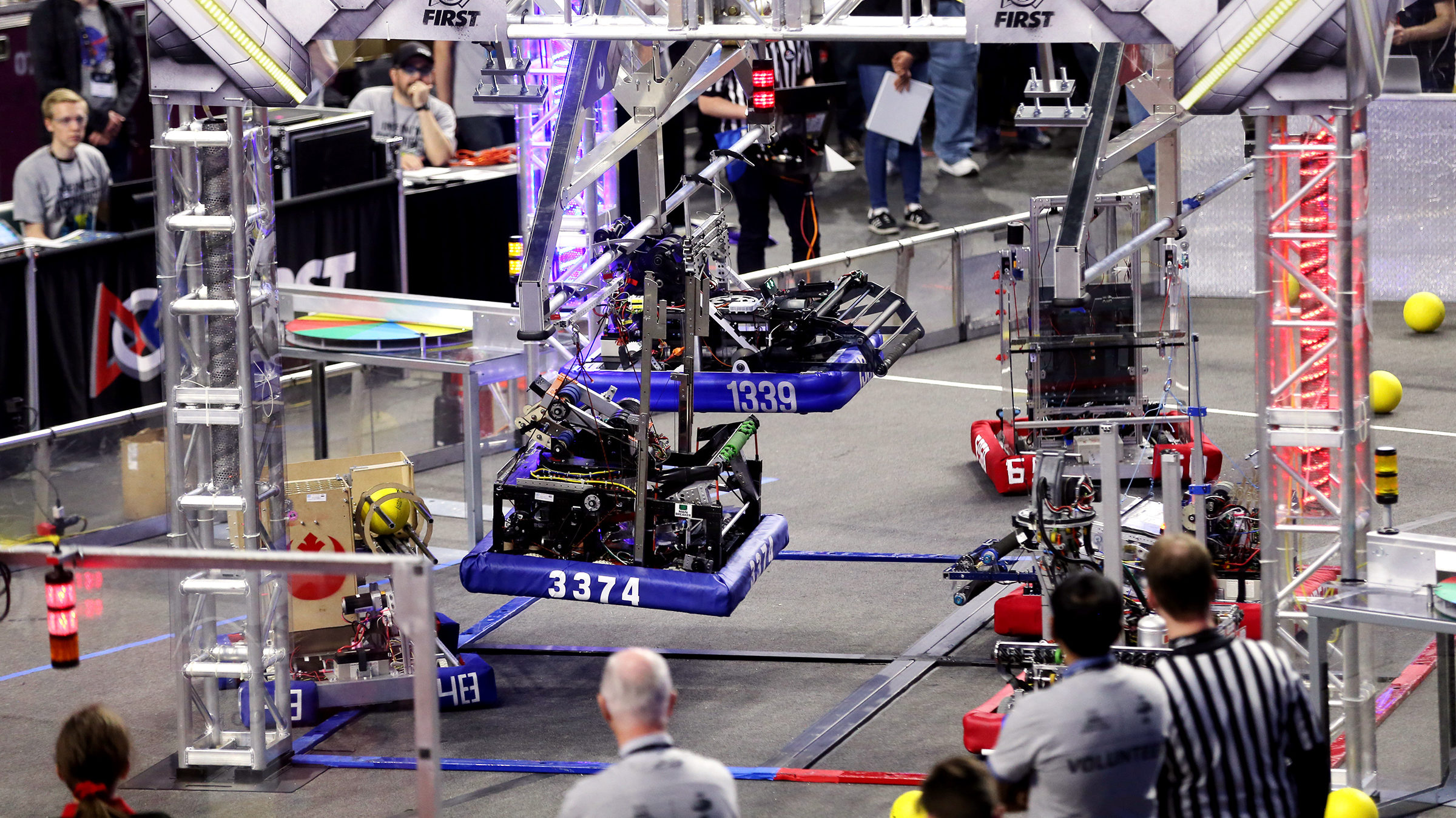Photo of the Utah FIRST robotics competition....