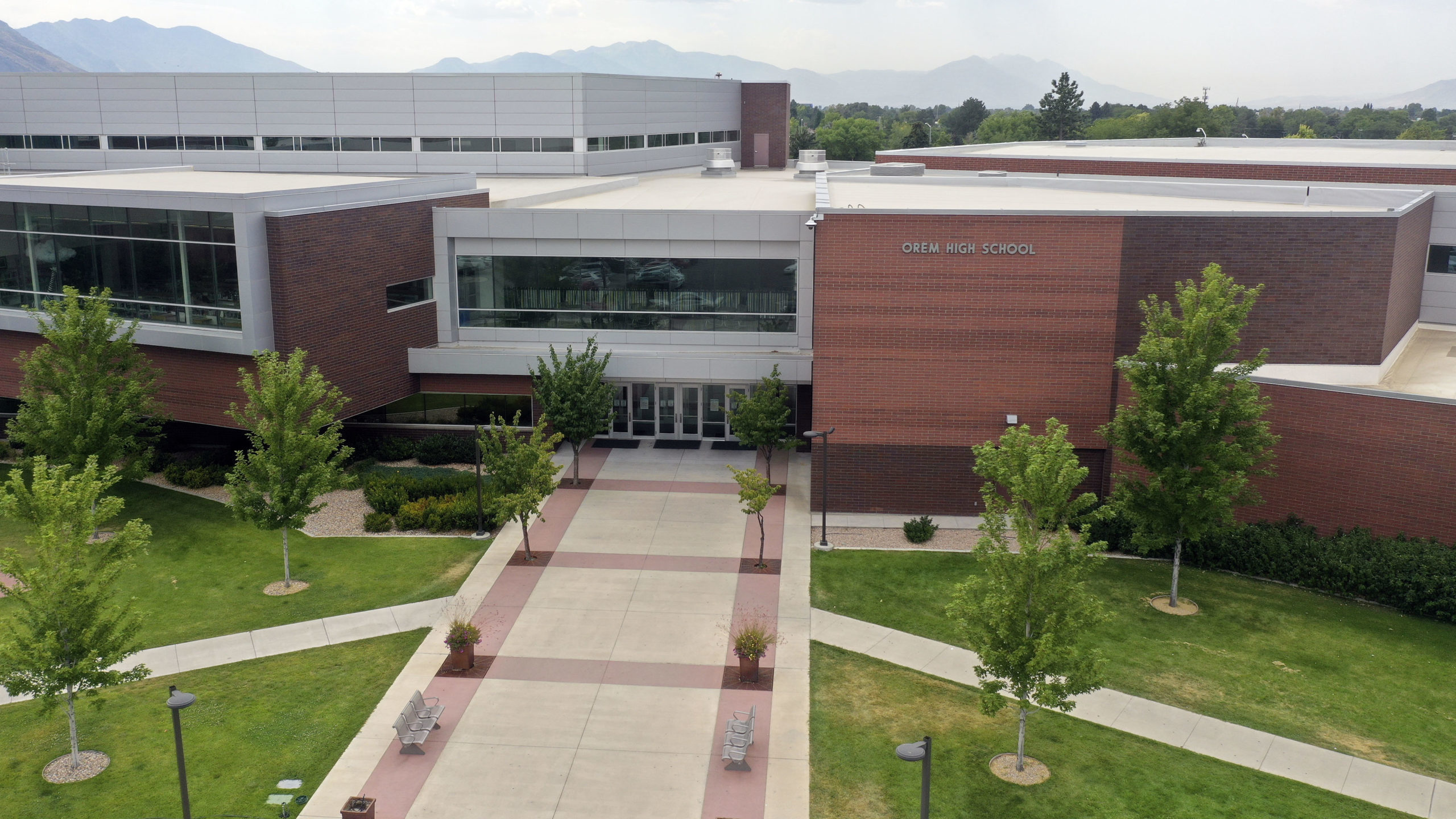 An Orem school, Orem High School is pictured. alpine school district split debate...