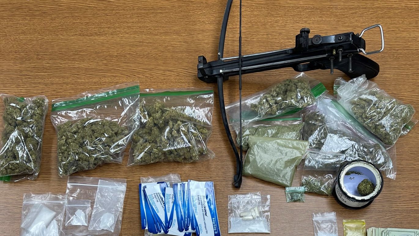 Pictured here are items seized from one of four drug busts authorities in Carbon County conducted o...
