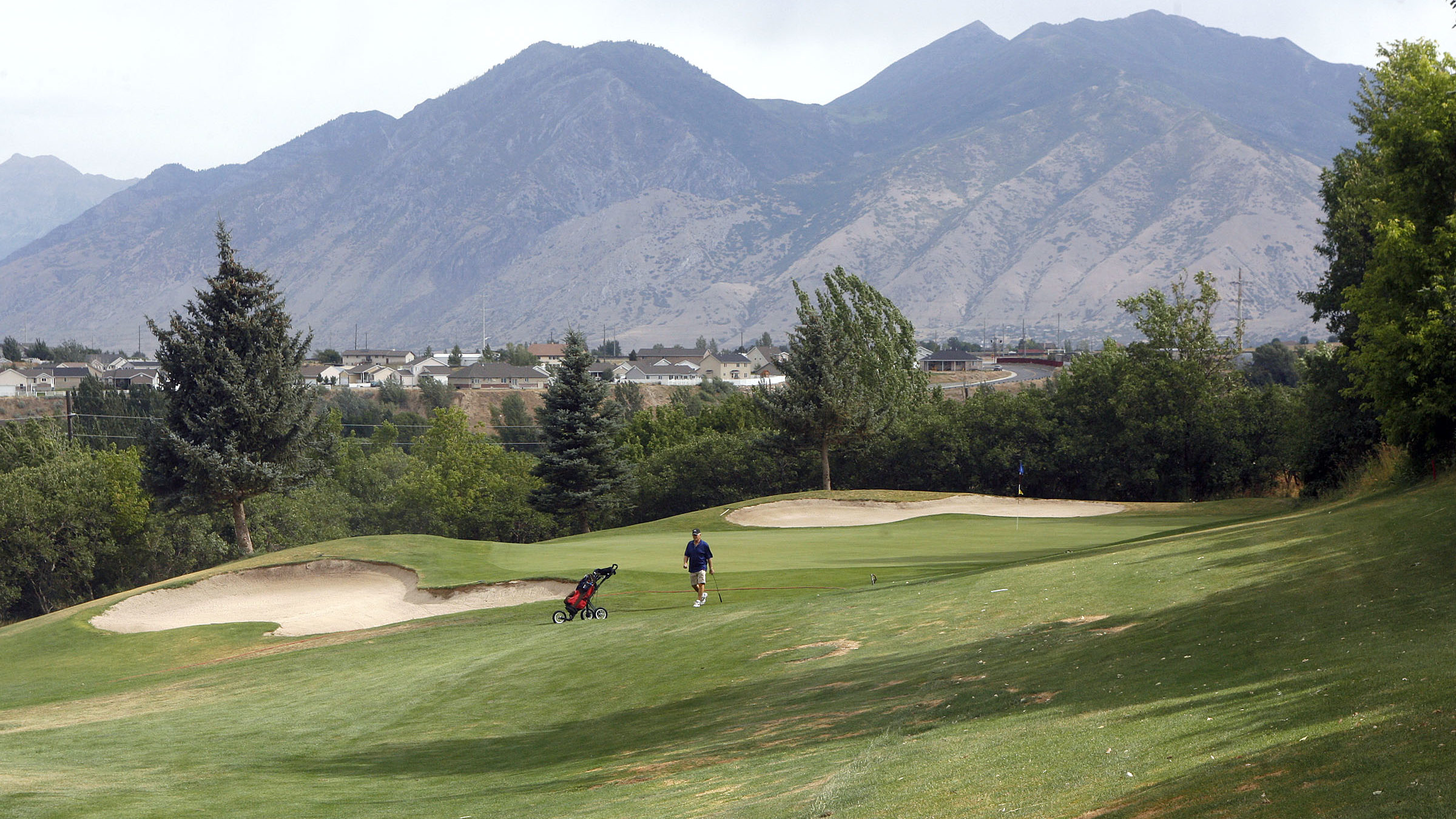 golf course in Spanish Fork. Amid the drought it went through an update...