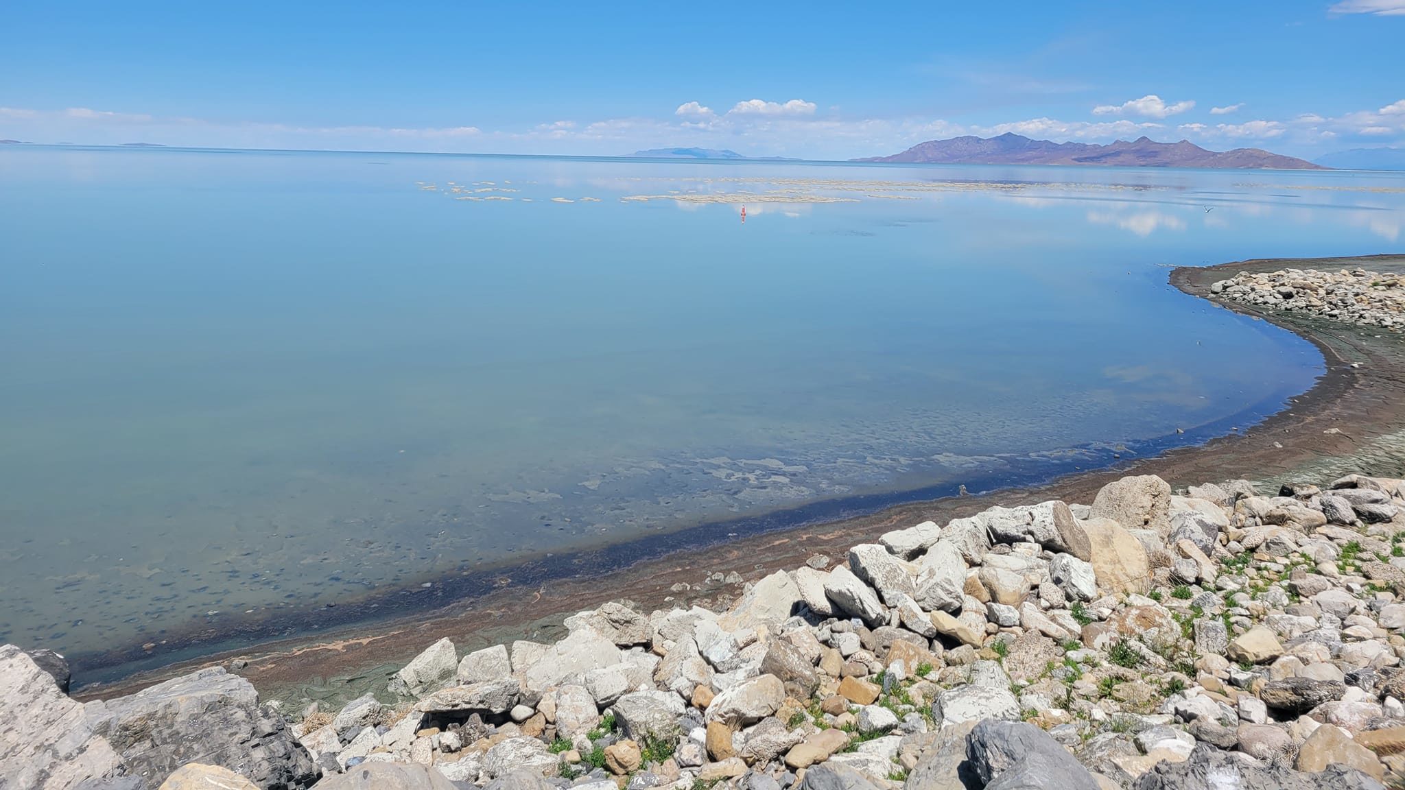 Utah State Parks officials planned to place about 35 boats at the Great Salt Lake Marina today. It'...