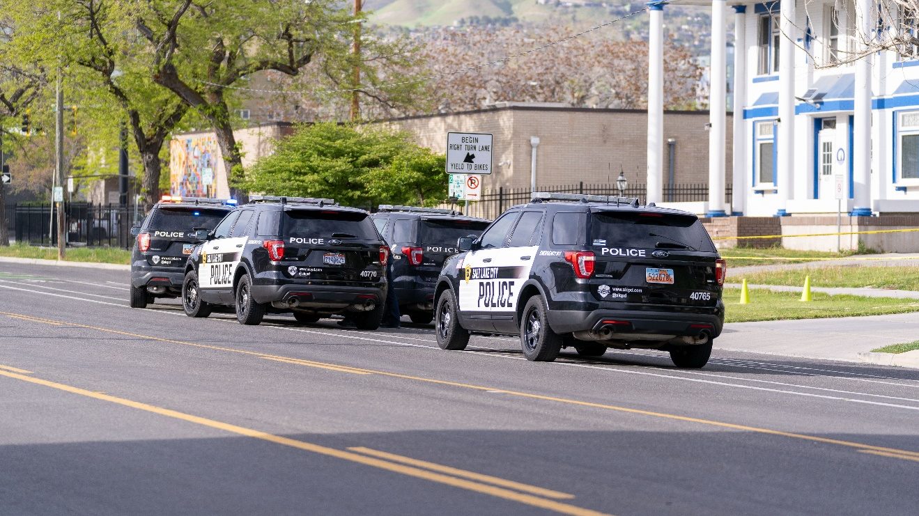 Salt Lake City Police responded to a shooting Wednesday afternoon at the intersection of 600 South ...