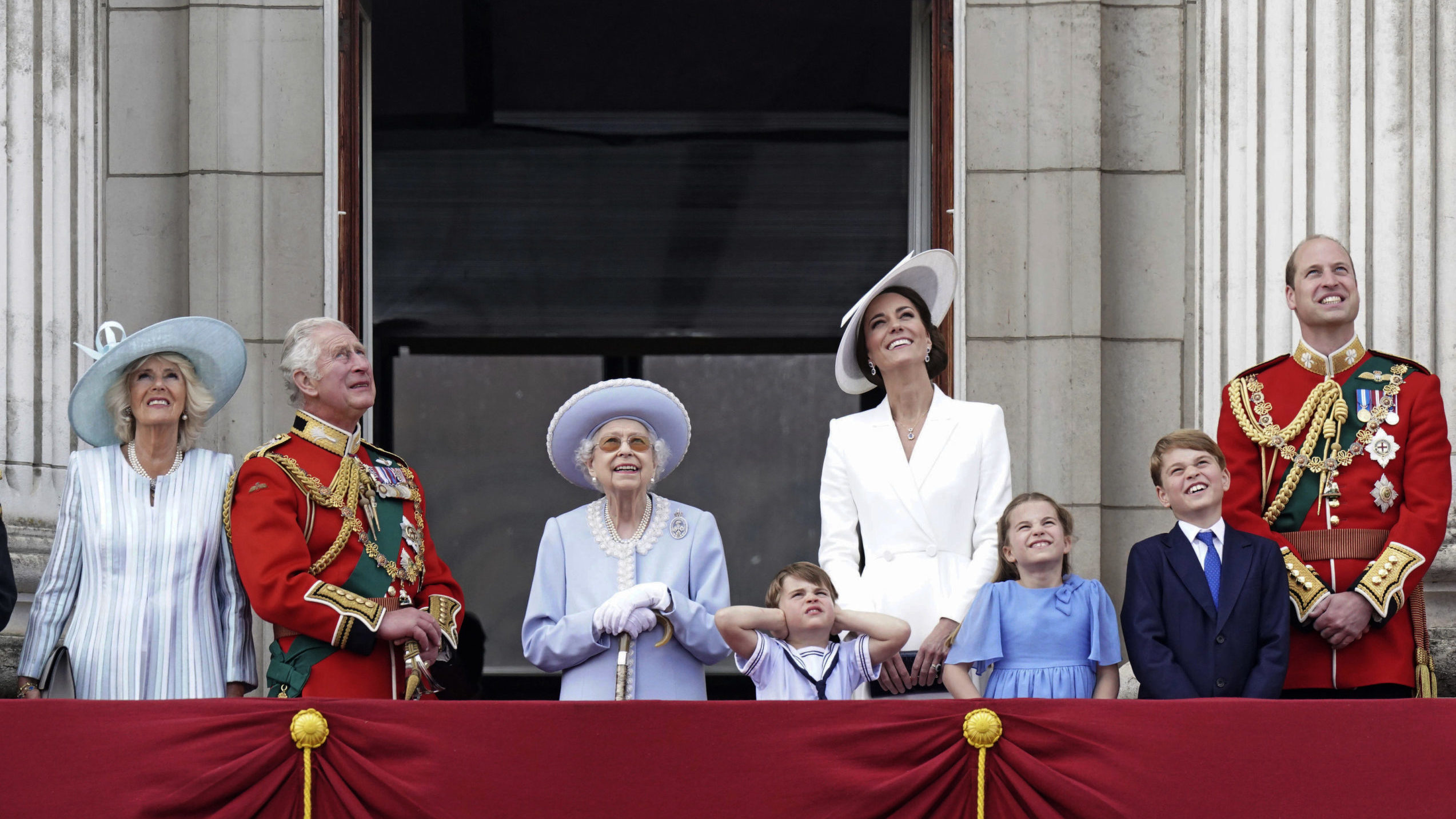 Camilla, the Duchess of Cornwall, Prince Charles, Queen Elizabeth II, Kate, Duchess of Cambridge, P...