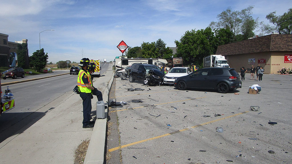 A garbage truck, with bad brakes, failed to navigate the 400 North offramp of I-15 Friday and crash...