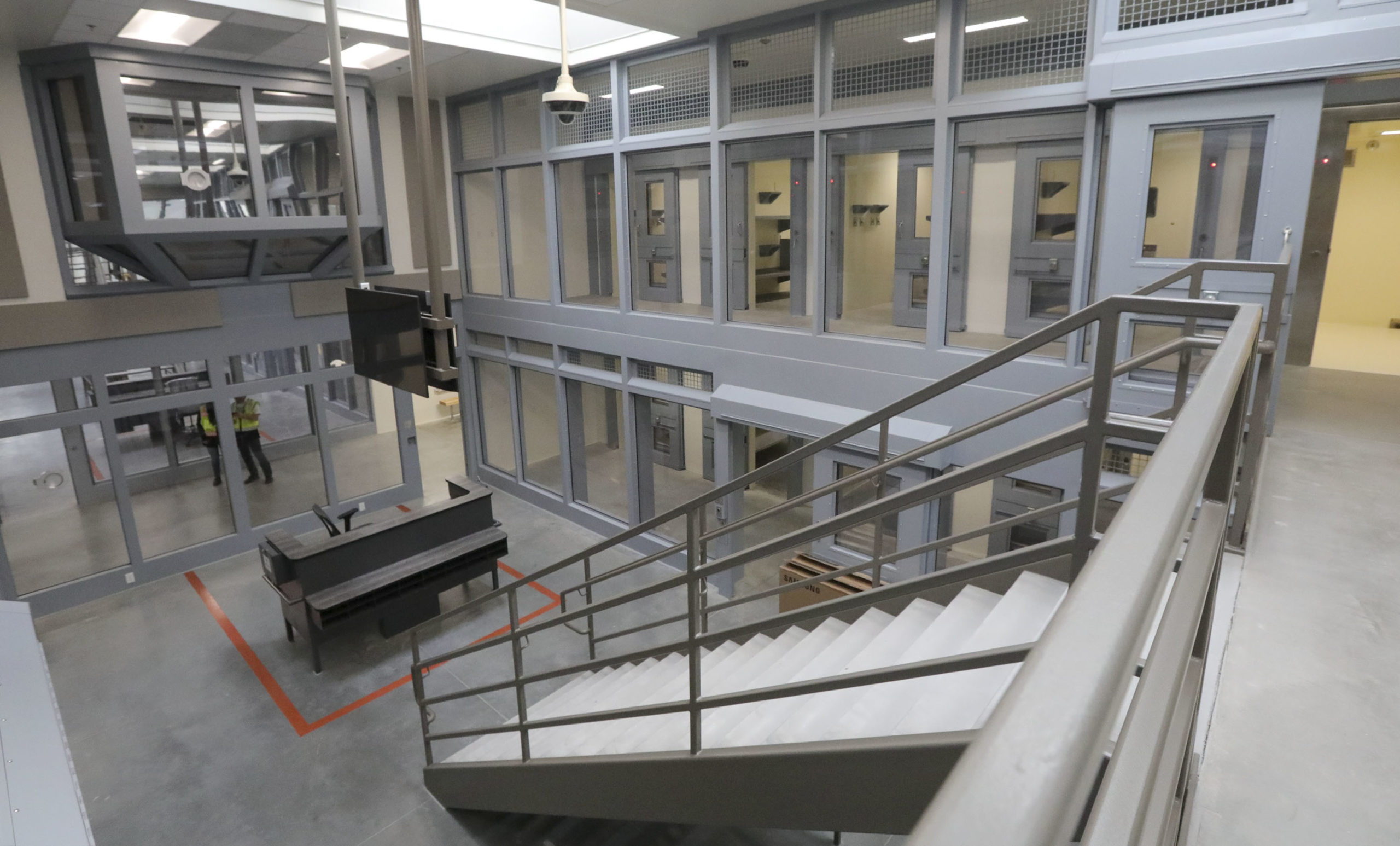 A men’s maximum-security unit in the new Utah State Correctional Facility in Salt Lake City is pi...