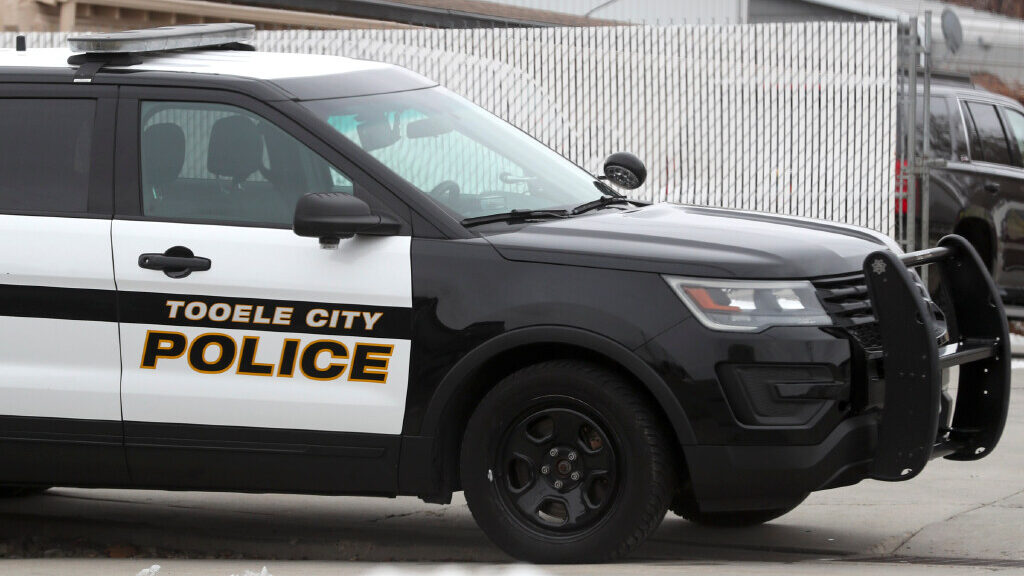 tooele police car - police had to take over the tooele animal shelter...