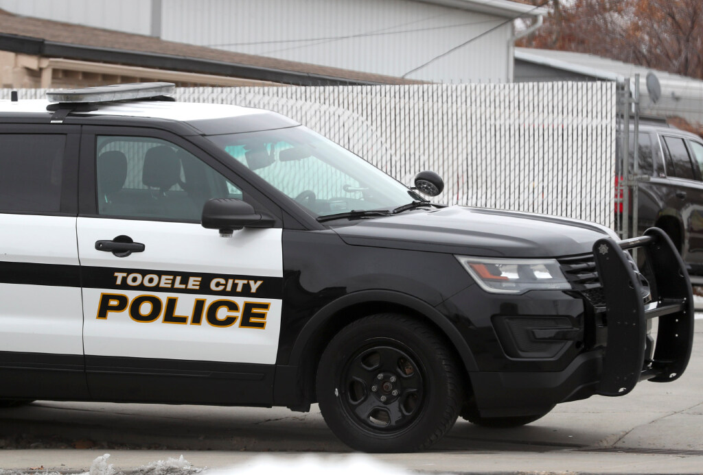FILE: A Tooele police vehicle is pictured in Tooele on Monday, Dec. 28, 2020. (Photo credit: Steve ...