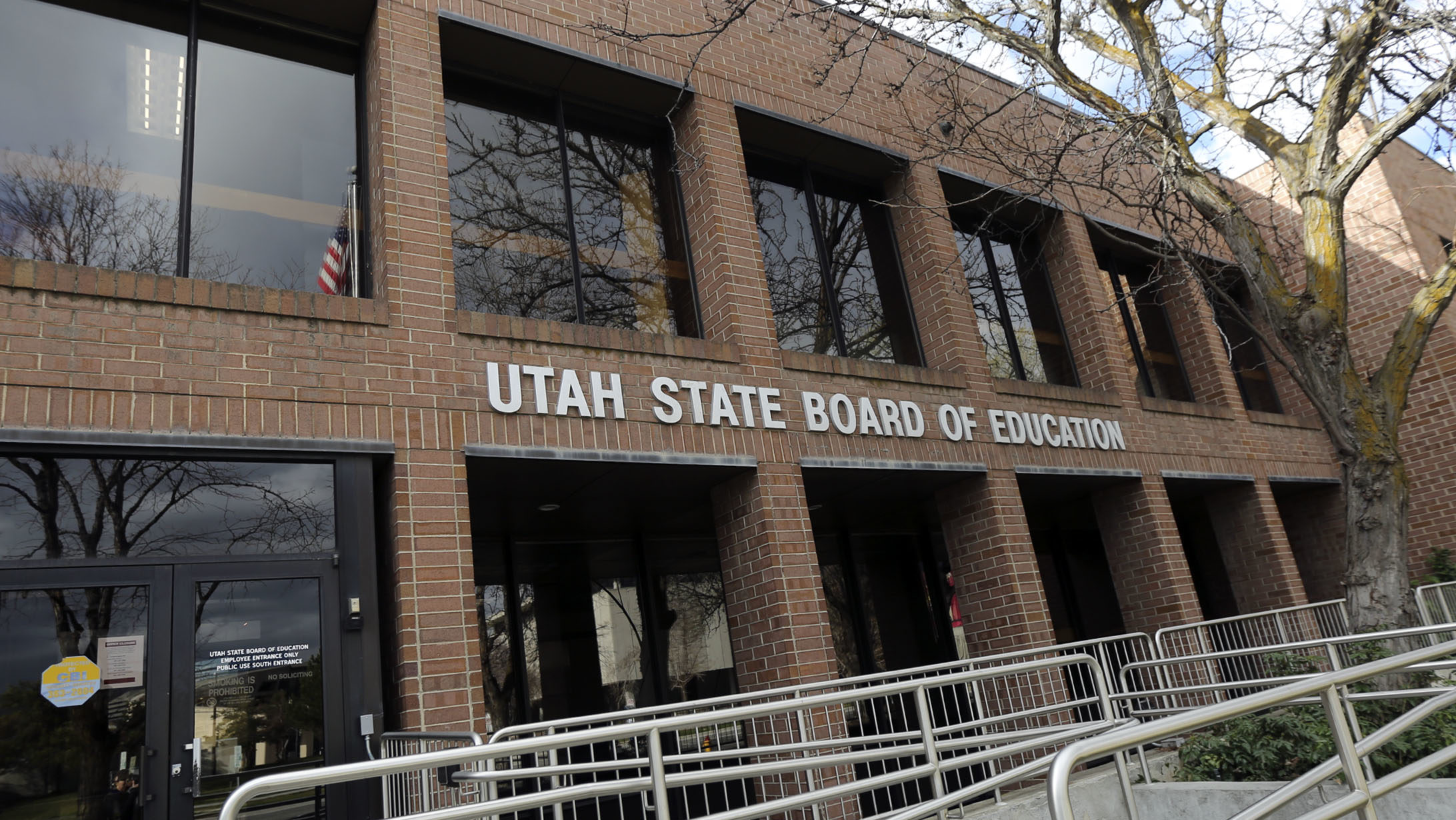 The Utah State Board of Education building in Salt Lake City is pictured on Tuesday, March 31, 2020...