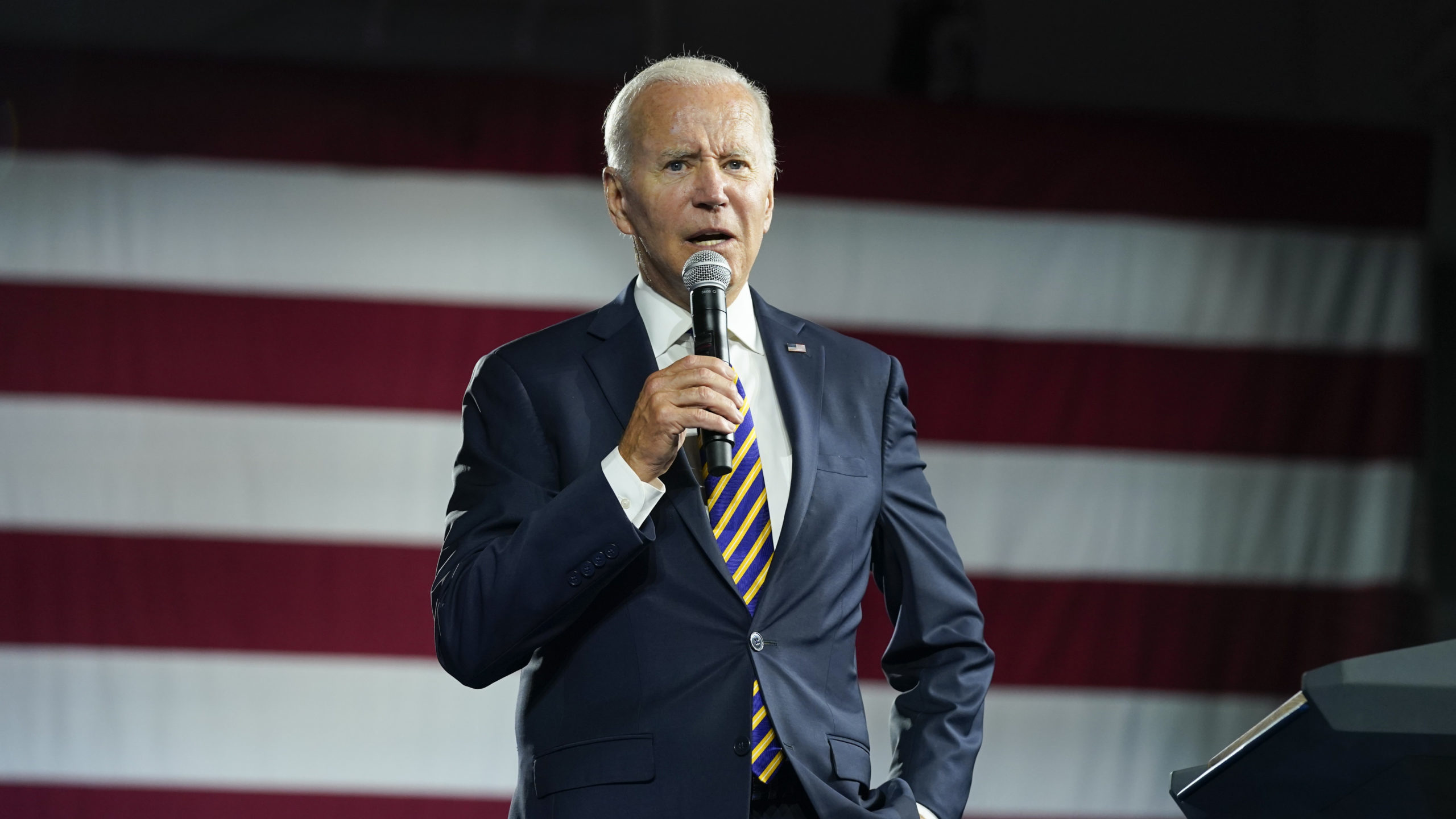 On Wednesday, President Biden announced forgiveness of some student loan debt.
AP Photo/Evan Vucci,...