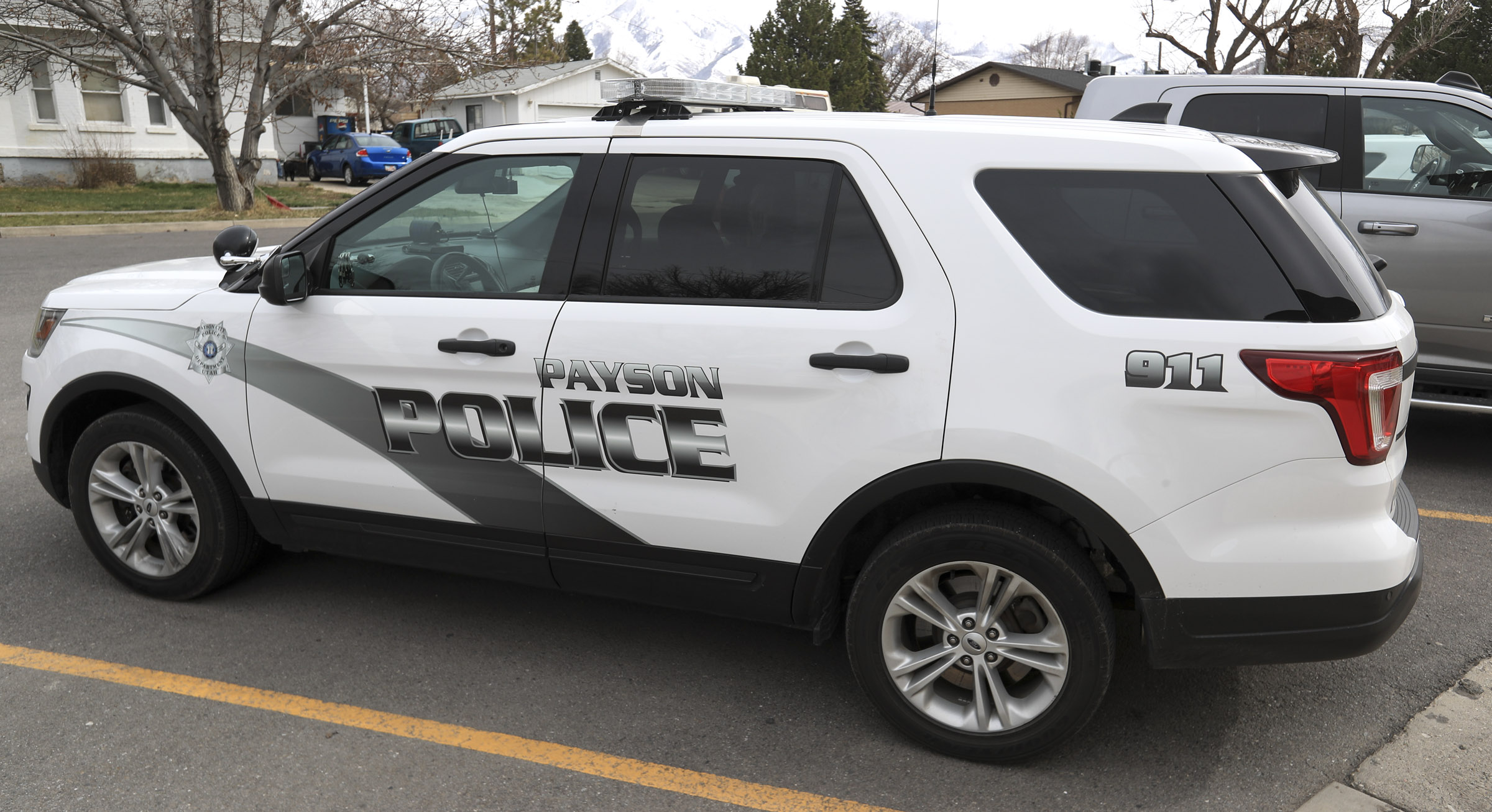 A Payson police vehicle is pictured on Monday, March 22, 2021. Payson Police say a dispute led to a...
