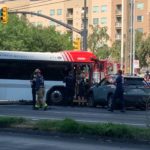 300 W., North Temple intersection closed after crash involving UTA bus