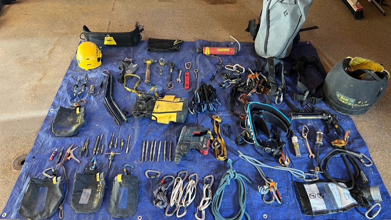 Some climbing equipment and tools were stolen from the Salt Lake Climbers Alliance's storage unit....