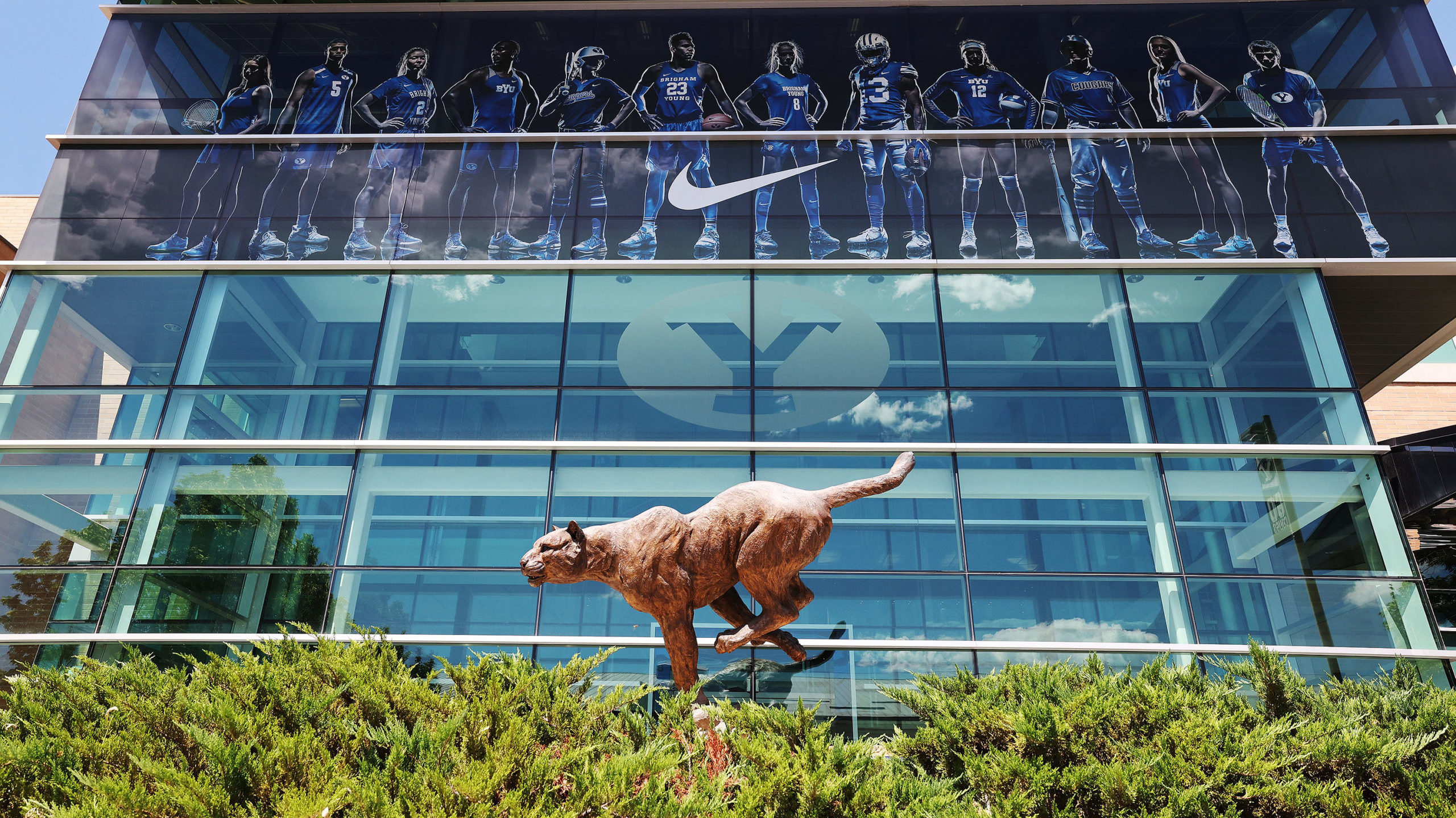 BYU Student athletic building. A racist slur was investigated by BYU...