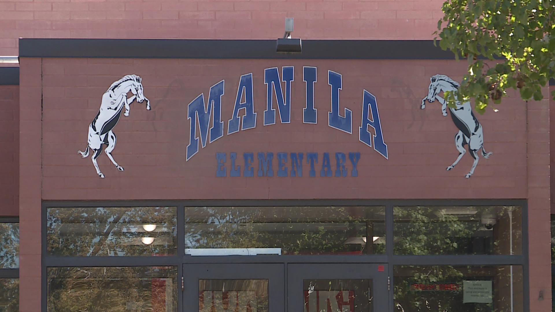 Students at Manila Elementary School received an anonymous donation that will pay for all students ...