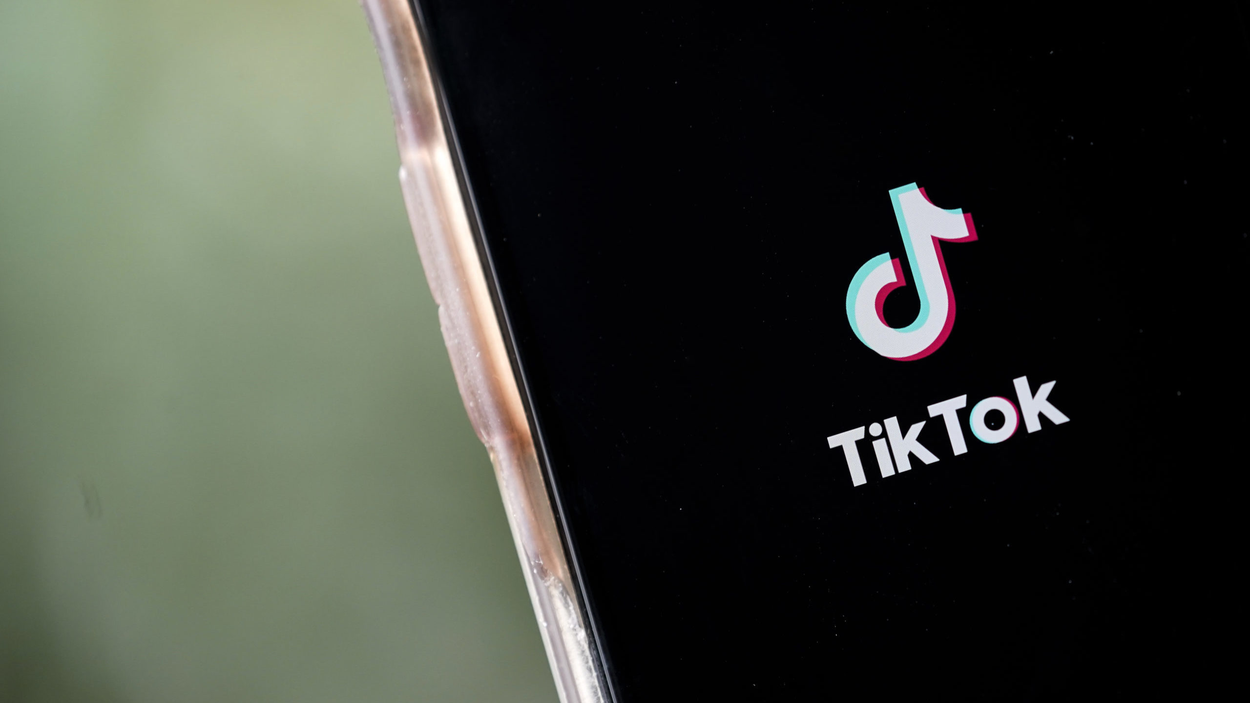 TikTok shown on a phone. TikTok is proving influential in poliitics...