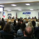 At Alpine school board meeting, Natalie Cline claims district allows porn in classrooms
