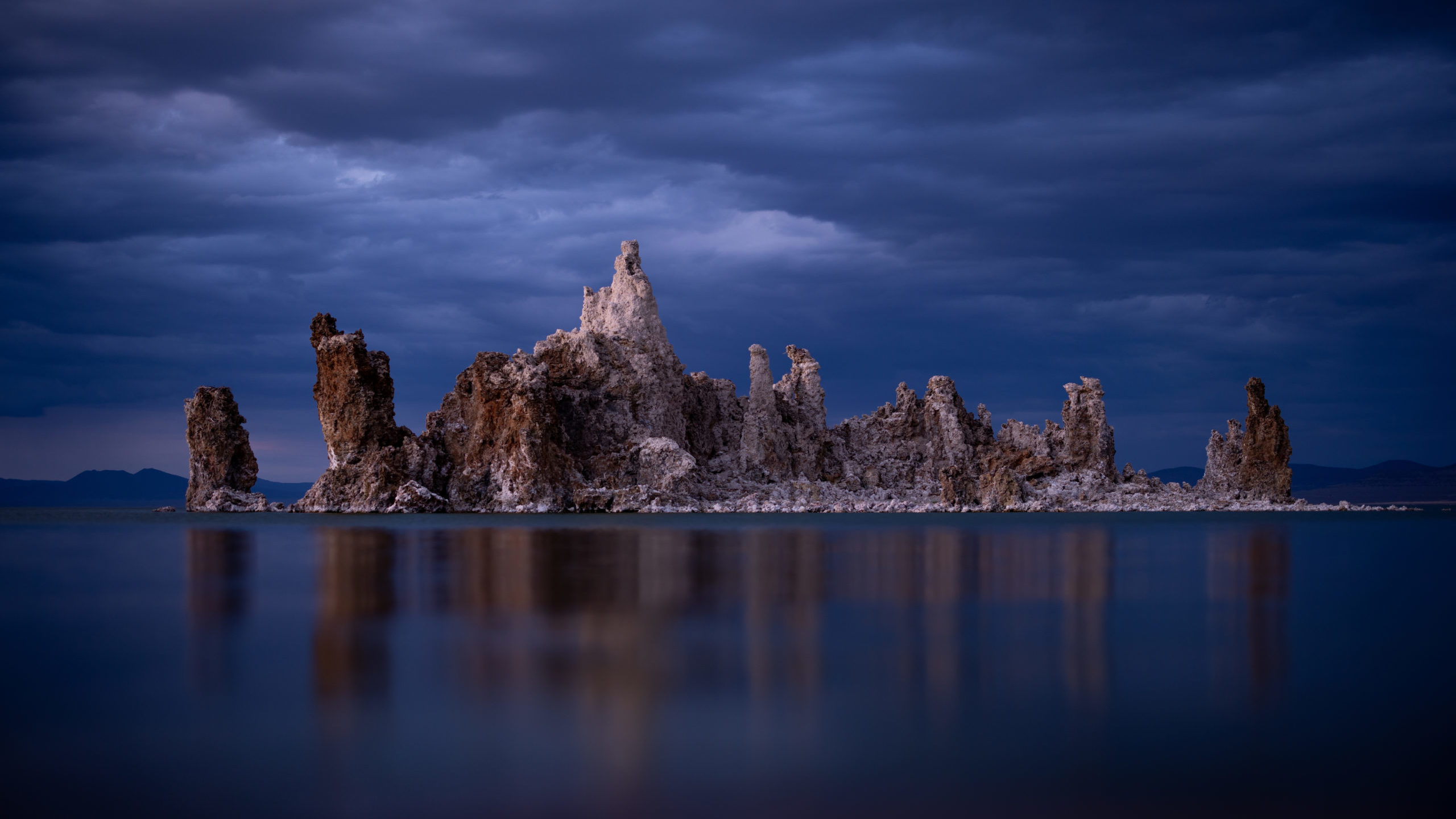 One of Mono Lake’s iconic tufa formations is pictured on the south shore of the lake in Mono Coun...