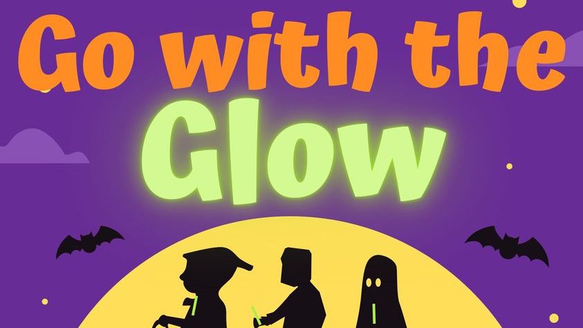 Orem City Library offers glowstick necklaces for children this year to stay safe trick-or-treating....