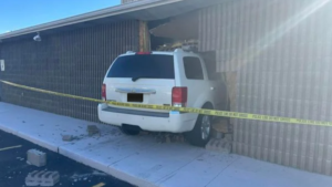 Police in Roy Utah said one person was injured after a driver crashed an SUV into the side of a building occupied by a salon.