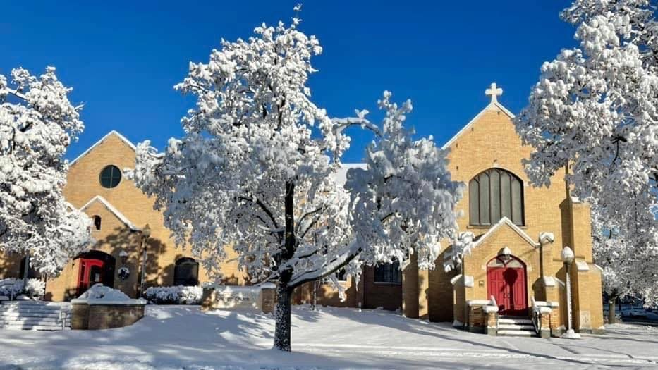 warming center location, st john's episcopal church pictured...