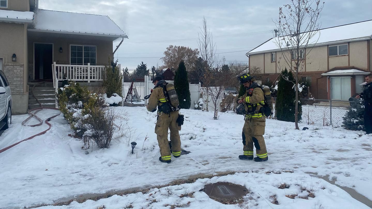 provo fire and rescue crews respond to a home...