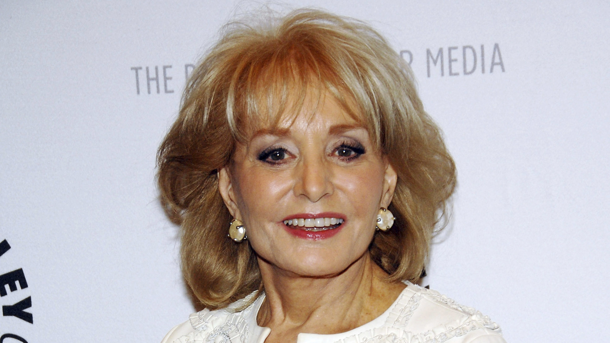 FILE - Barbara Walters arrives to participate in a panel discussion featuring the hosts of ABC's "T...