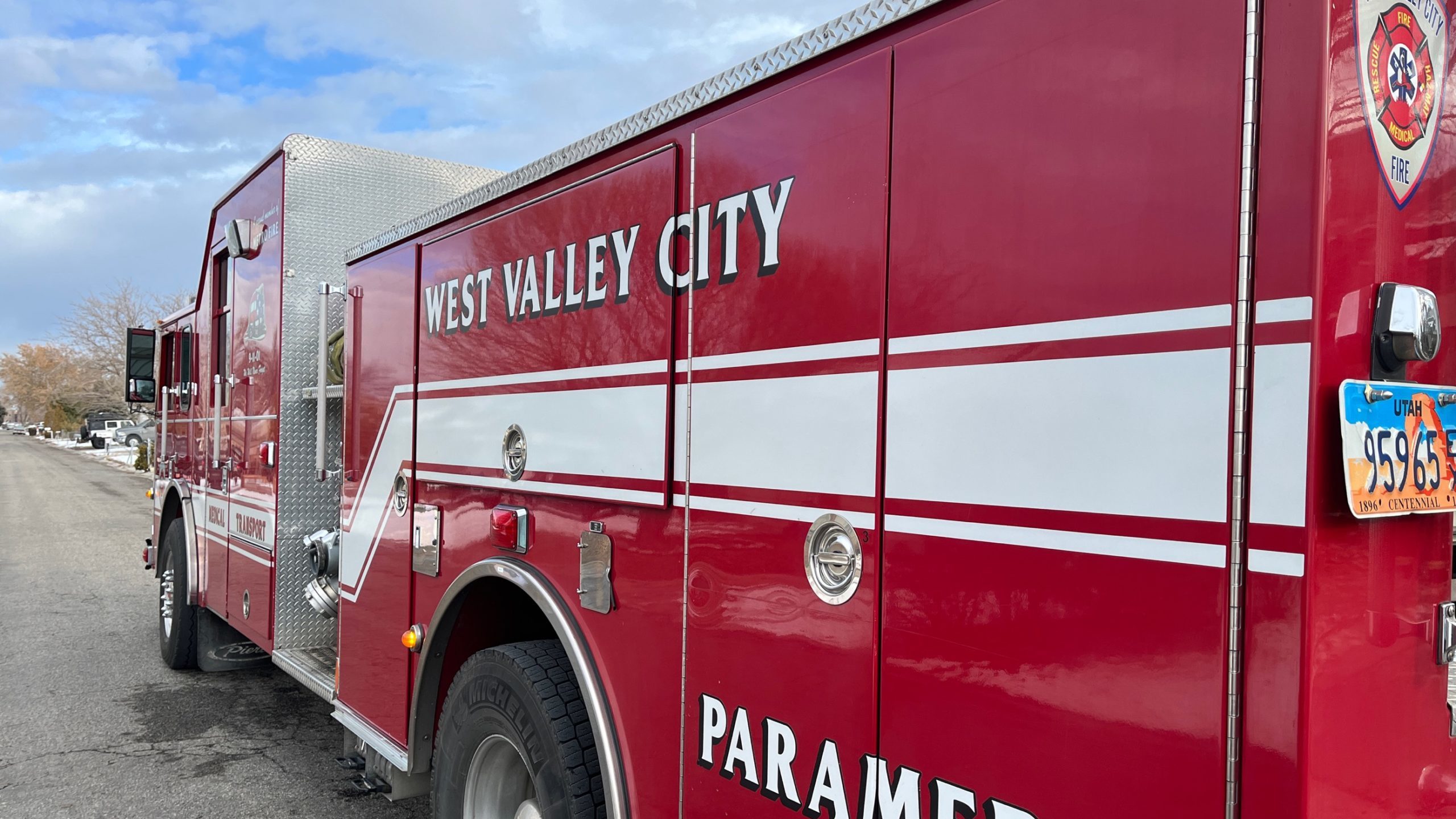 west valley fire department are pictured...