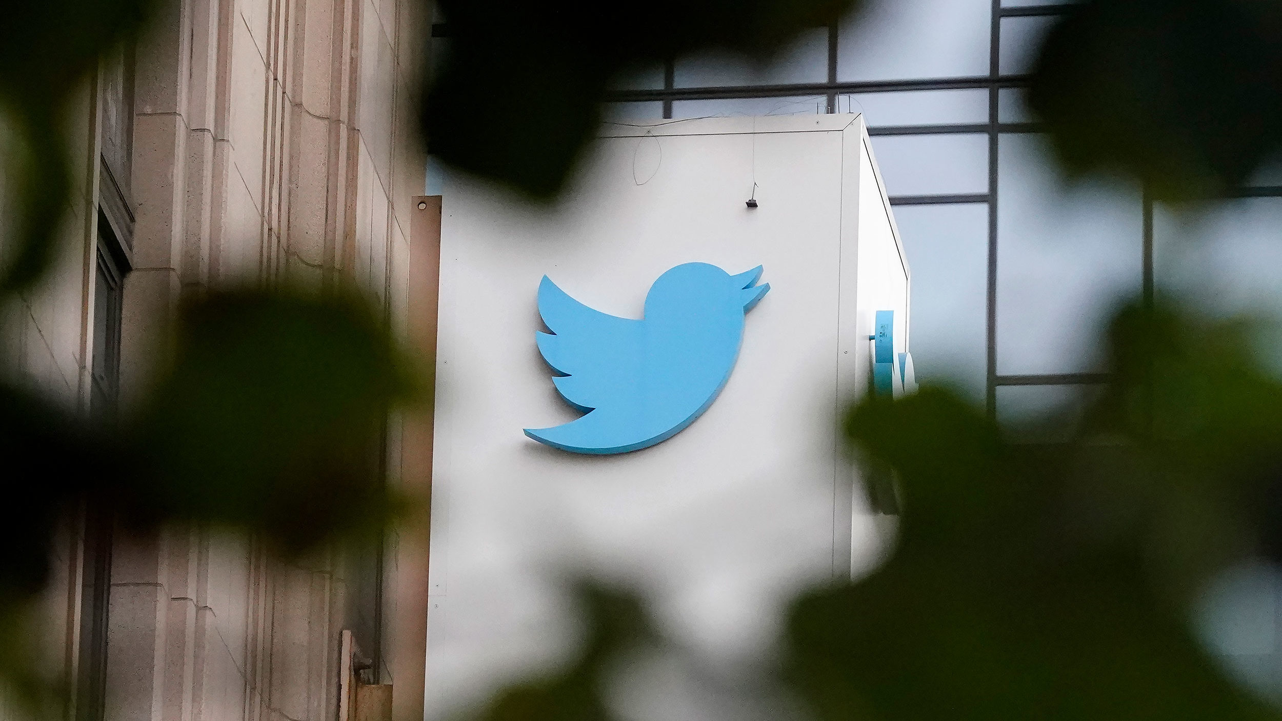 FILE - A sign at Twitter headquarters is shown in San Francisco, Thursday, Dec. 8, 2022. Twitter ha...