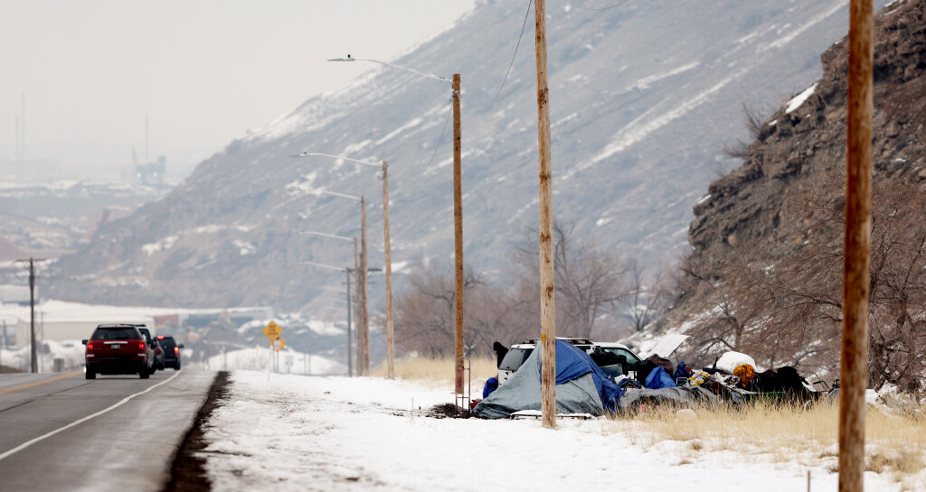 As temperatures in the state plummet far below zero, advocates with Unsheltered Utah built an unsan...