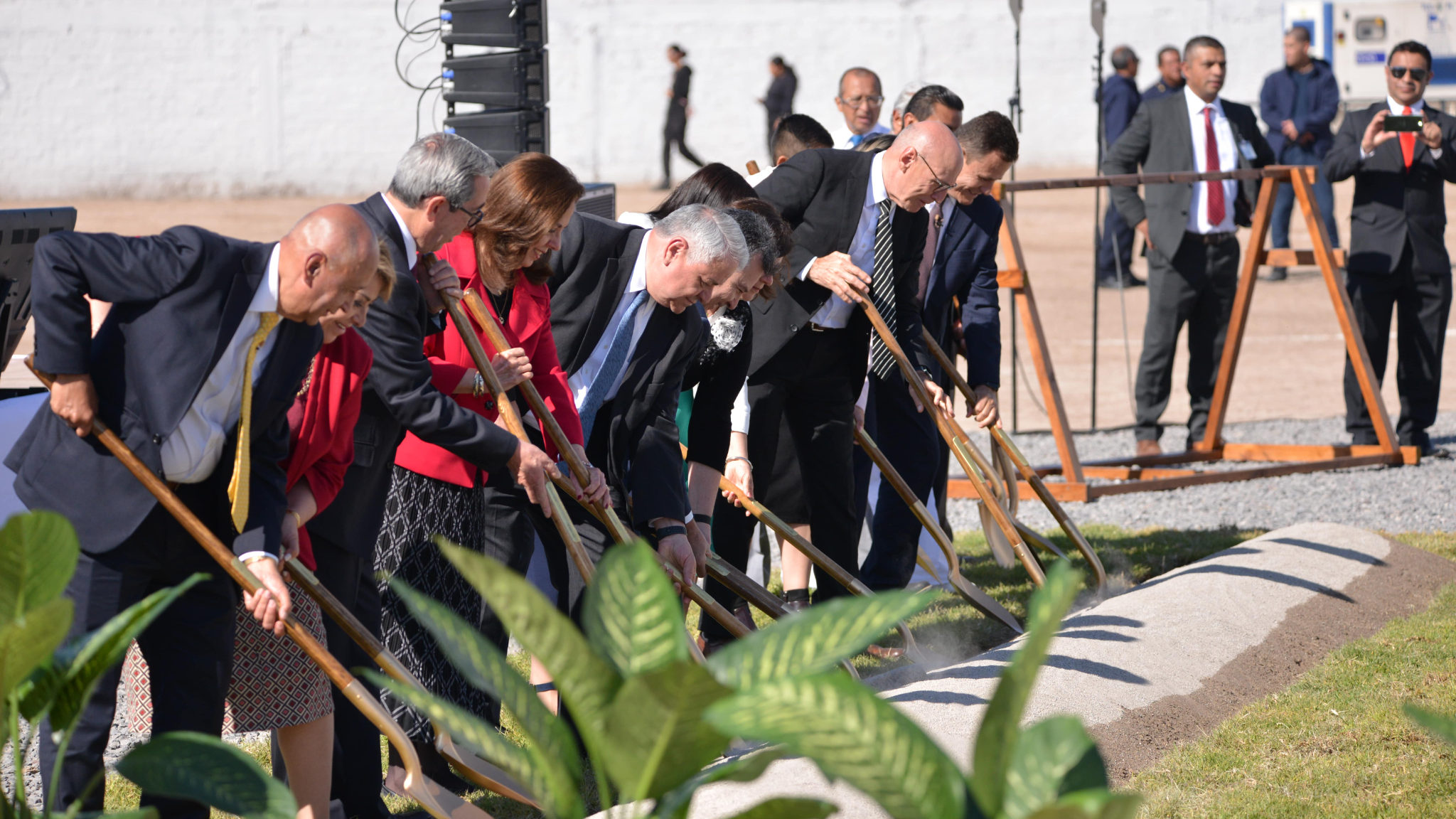 A groundbreaking ceremony was held Saturday for the Querétaro Mexico Temple on Saturday, Jan. 7, 2...