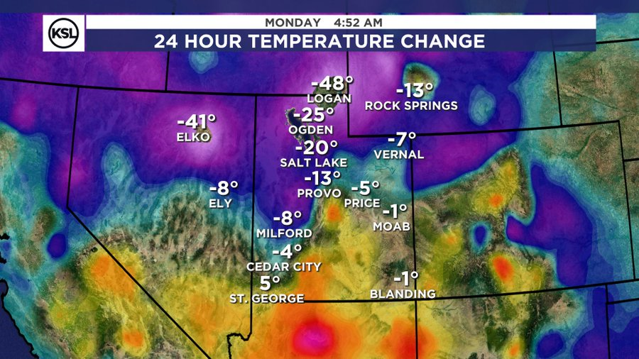 A cold snap brings sub-freezing temps to northern Utah. (KSL-TV)...